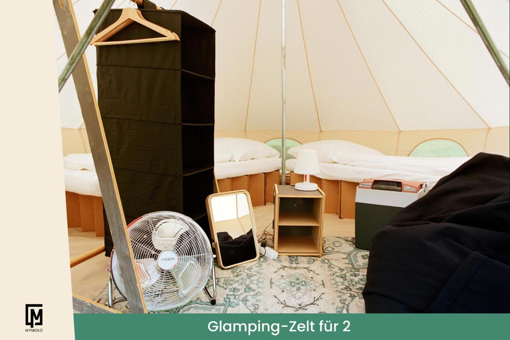 הרטן Glamping In Der Zeche Ewald Herten מראה חיצוני תמונה