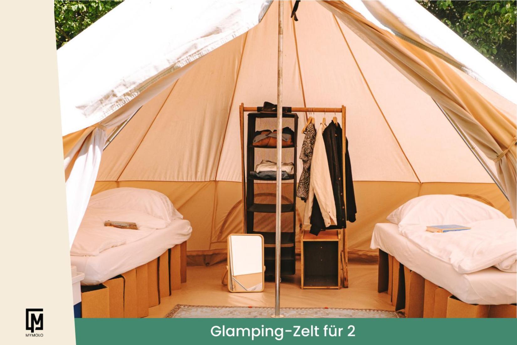 הרטן Glamping In Der Zeche Ewald Herten מראה חיצוני תמונה