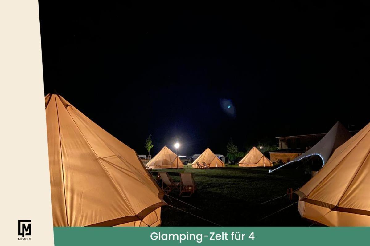 הרטן Glamping In Der Zeche Ewald Herten מראה חיצוני תמונה