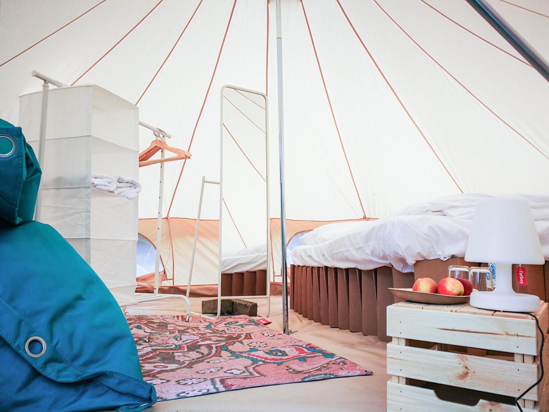 הרטן Glamping In Der Zeche Ewald Herten מראה חיצוני תמונה
