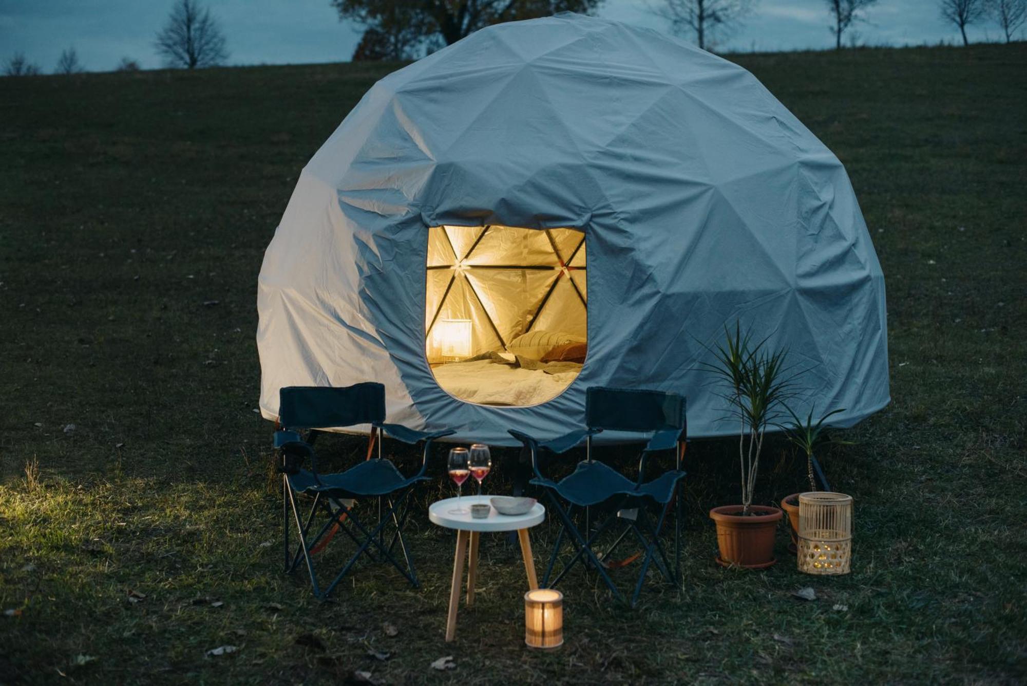 הרטן Glamping In Der Zeche Ewald Herten מראה חיצוני תמונה