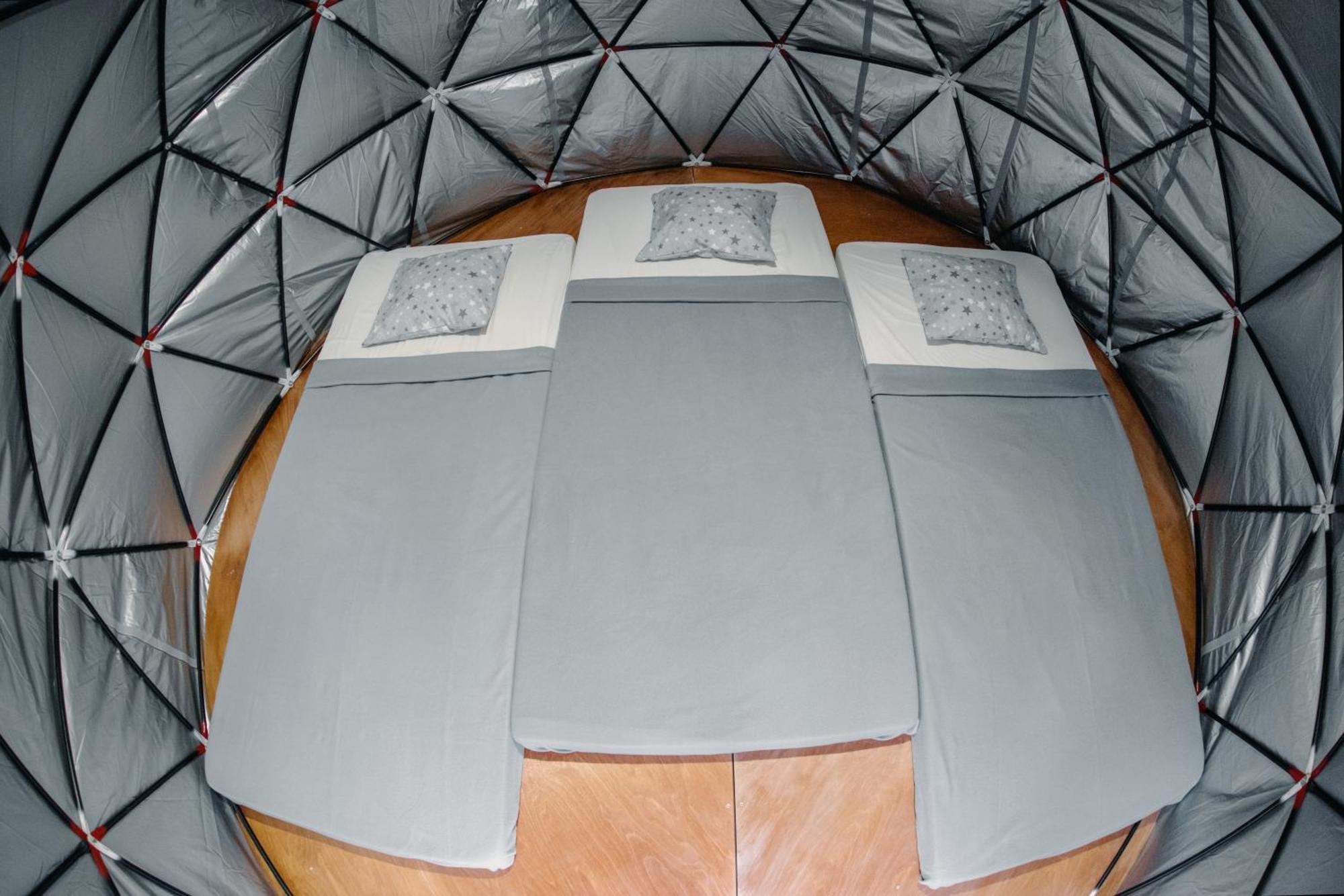 הרטן Glamping In Der Zeche Ewald Herten מראה חיצוני תמונה